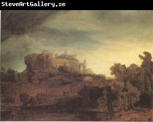 Rembrandt Peale Landscape with a Castle (mk05)